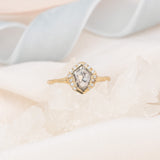Sacred Shield Salt Diamond Ring