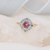 Spinel Solstice Halo Ring