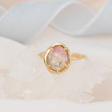 Magique Watermelon Tourmaline Solitaire II