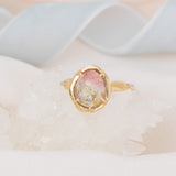 Magique Watermelon Tourmaline Solitaire II