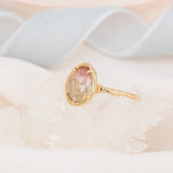 Magique Watermelon Tourmaline Solitaire II