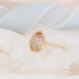 Magique Watermelon Tourmaline Solitaire II